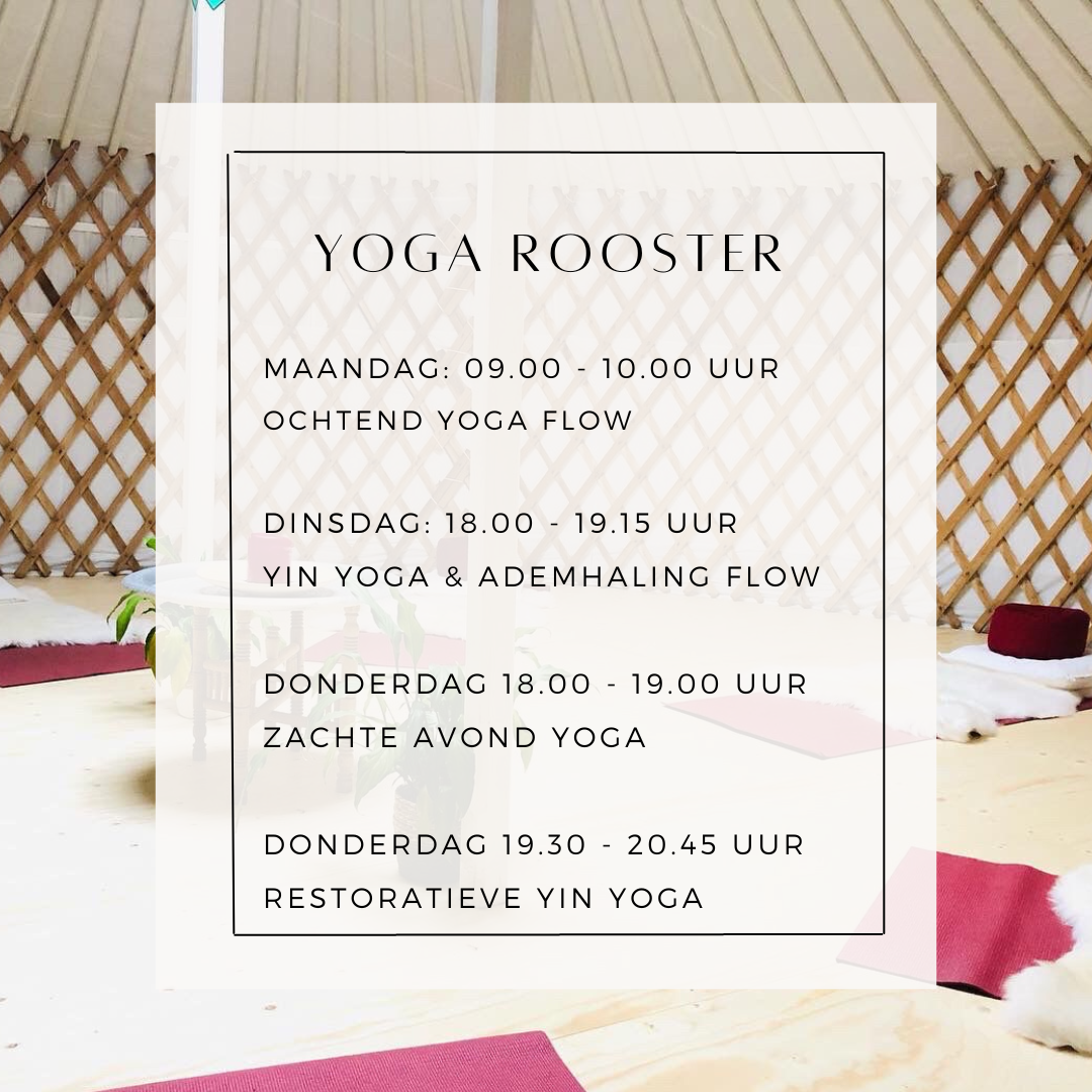 yoga lesrooster